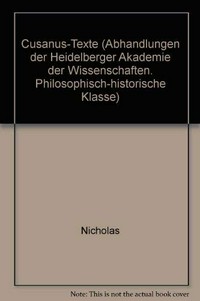 Proclus Latinus : die Exzerpte und Randnoten des Nikolaus von Kues zu den lateinischen Übersetzungen der Proclus-Schriften.