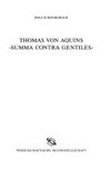 Thomas von Aquins "Summa contra gentiles" /