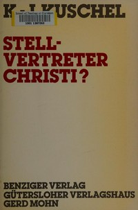 Stellvertreter Christi? : der Papst in der zeitgenössischen Literatur /