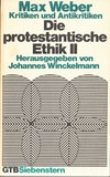 Die protestantische Ethik /
