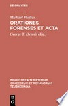 Orationes forenses et acta /