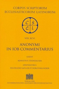 Anonymi in Iob commentarius /