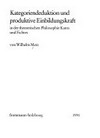Kategoriendeduktion und produktive Einbildunskraft in der theoretischen Philosophie Kants un Fichtes /