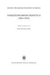 Enzyklopädie der philosophischen Wissenschaften im Grundrisse (1830) /