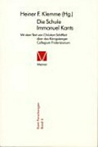 Die Schule Immanuel Kants /