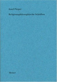 Religionsphilosophische Schriften /