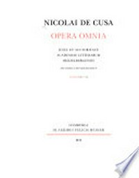 Nicolai de Cusa De visione Dei /