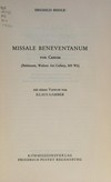 Missale beneventanum von Canosa : (Baltimore, Waters Art Gallery, MS W6) /
