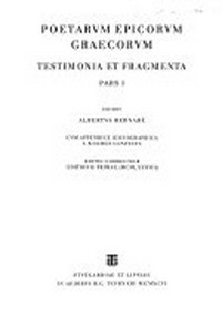 Poetarum epicorum Graecorum : testimonia et fragmenta /