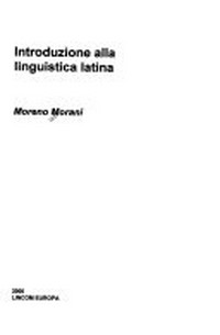 Introduzione alla linguistica latina /