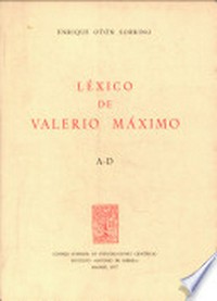 Léxico de Valerio Máximo /