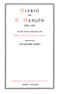 Diario del p. Manjón, 1895-1905 /