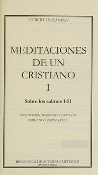 Meditaciones de un cristiano /
