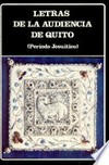 Letras de la Audiencia de Quito (períodico jesuítico) /