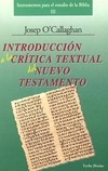 Introducción a la crítica textual del Nuevo Testamento /