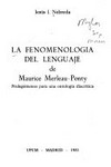 La fenomenología del lenguaje de Maurice Merleau-Ponty : prolegómenos para una ontología diacrítica /