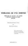 Semblanza de una amistad : epistolario de Augusto G. de Linares a Francisco Giner de los Rios (1869-1896) /