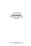 Cattolici : chiesa, laicato e società in Italia (1796-1996) /