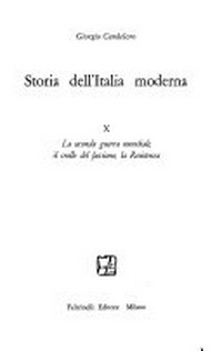 Storia dell'Italia moderna /