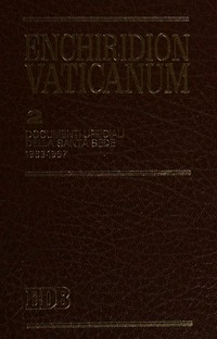 Enchiridion Vaticanum.