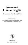 International human rights : documents and introductory notes /