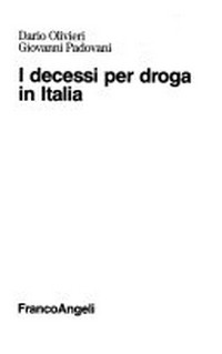 I decessi per droga in Italia /