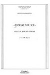 "To make you see" : saggi su Joseph Conrad /