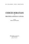 Codices horatiani in Bibliotheca Apostolica Vaticana /