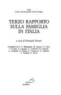 Terzo rapporto sulla famiglia in Italia /