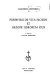 Porphyrii De vita Plotini et ordine librorum eius /