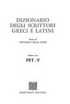 Dizionario degli scrittori greci e latini /