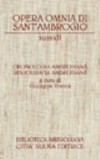 Cronologia ambrosiana ; Bibliografia ambrosiana (1900-2000) /