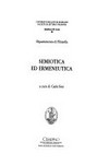 Semiotica ed ermeneutica /