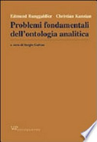 Problemi fondamentali dell'ontologia analitica /