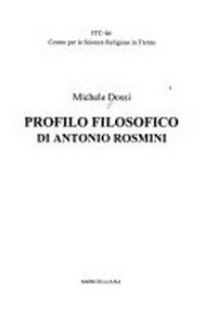 Profilo filosofico di Antonio Rosmini /