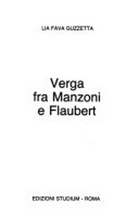 Verga fra Manzoni e Flaubert /