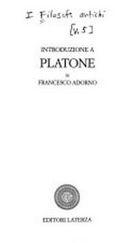 Introduzione a Platone /