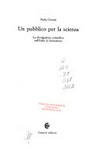 Un pubblico per la scienza : la divulgazione scientifica nell'Italia in formazione /