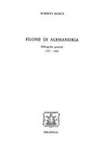 Filone di Alessandria : bibliografia generale 1937-1982 /