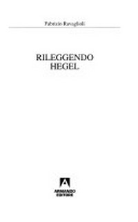 Rileggendo Hegel /