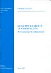 Sviluppo e libertà in Amartya Sen : provocazioni per la teologia morale /