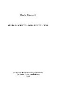 Studi di cristologia postnicena /