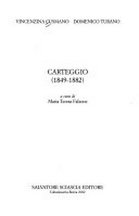 Carteggio 1849-1882 /