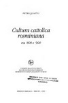 Cultura cattolica rosminiana tra '800 e '900 /