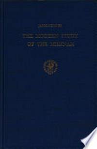 The modern study of the Mishnah /