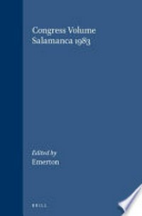 Congress volume : Salamanca 1983 /