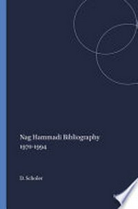 Nag Hammadi bibliography, 1948-1994 /