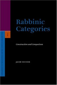 Rabbinic categories : construction and comparison /
