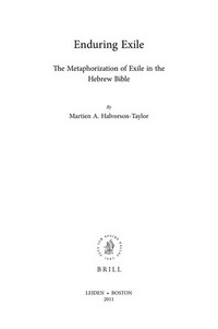 Enduring exile : the metaphorization of exile in the Hebrew Bible /