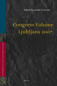 Congress volume Ljubljana 2007 /